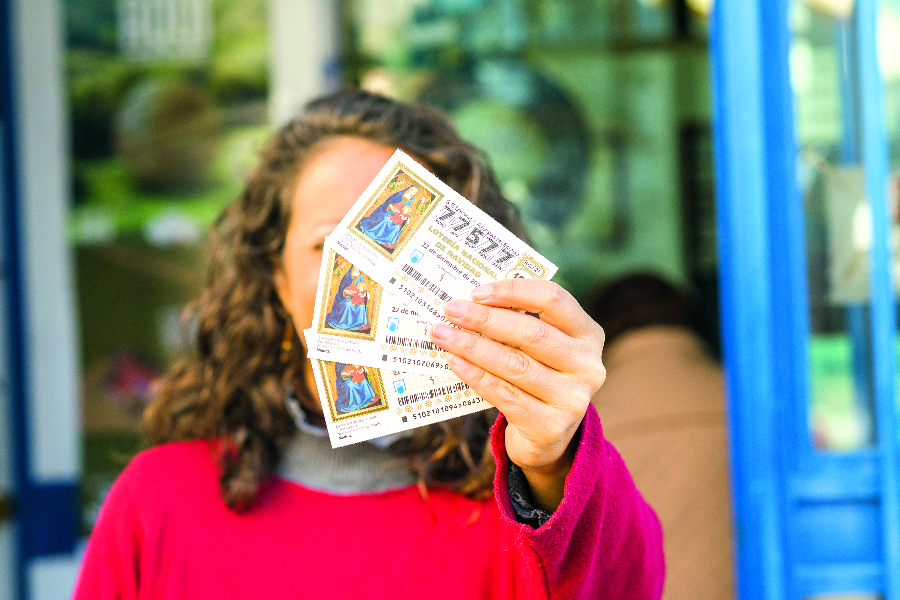 Décimos de lotería.