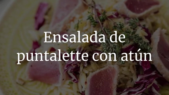 Ensalada De Puntalette Con Atún