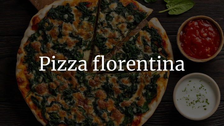 Pizza Florentina Con Espinacas