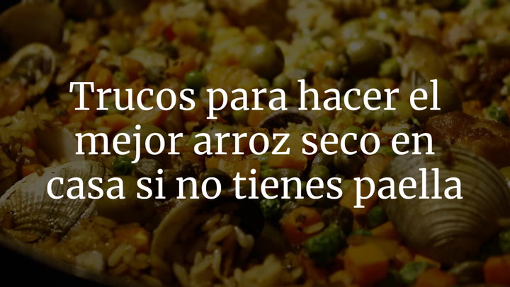 Trucos para hacer el mejor arroz seco en casa si no tienes paella