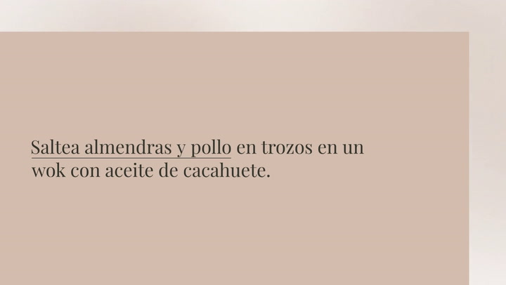 Pechuga De Pollo Con Almendras Y Verdura