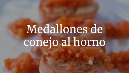 Medallones De Conejo Al Horno