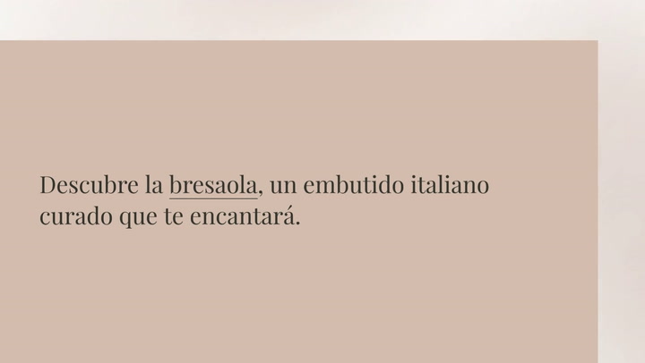 Tostada De Bresaola Ricota Y Pi Ones
