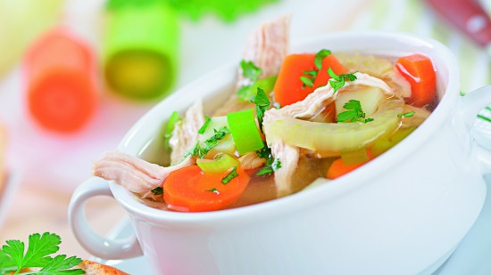 Deliciosa sopa de verduras para cuando hace frío.
