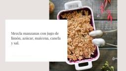Crumble De Manzana Vegano Y Sin Gluten