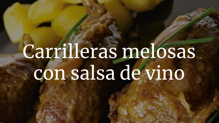 Carrilleras Melosas Con Salsa De Vino
