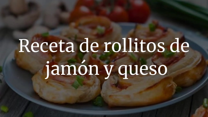 Rollitos de jamón y queso