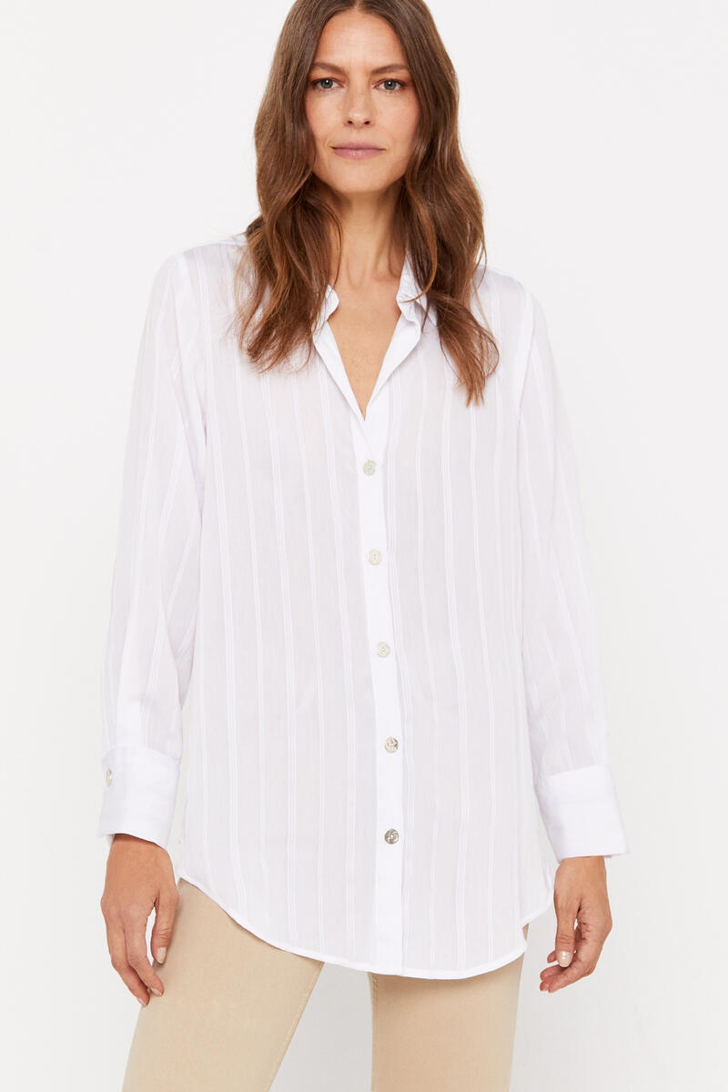 Camisa blanca de Cortefiel