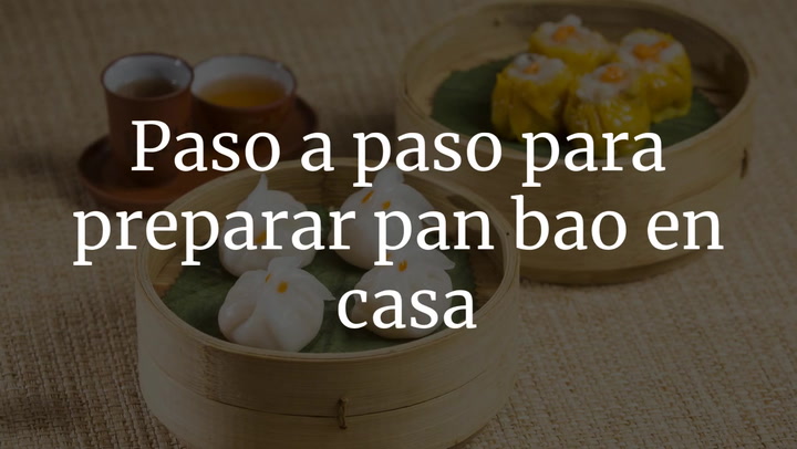Paso a paso para preparar pan bao en casa