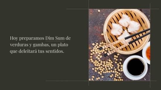 Dim Sum De Verduras Y Gambas.