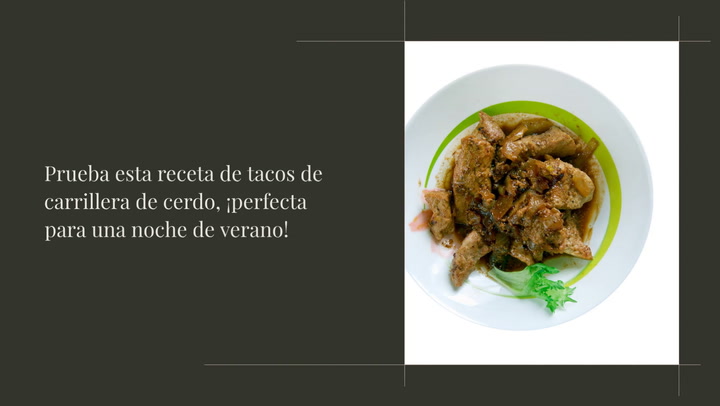 Receta De Tacos De Carrillera De Cerdo C