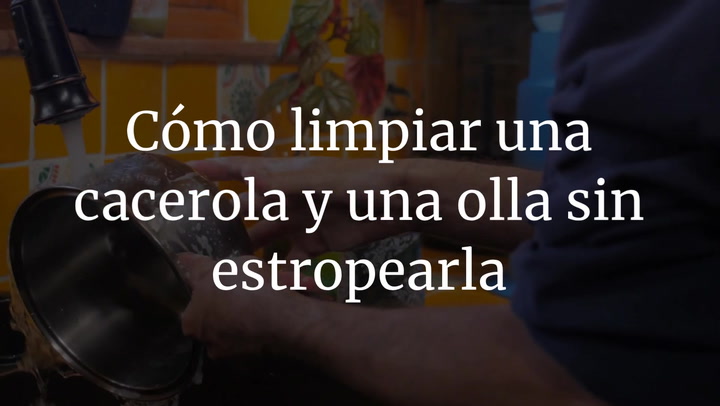 ¿Cómo limpiar una cacerola y una olla sin estropearla?
