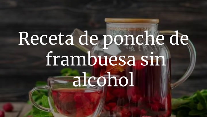 Ponche De Frambuesa Sin Alcohol