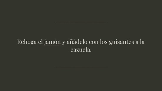 Alcachofas Con Jam N Y Guisante