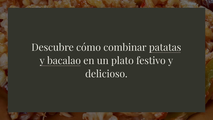 Una Receta De Original Con El Bacalao Co