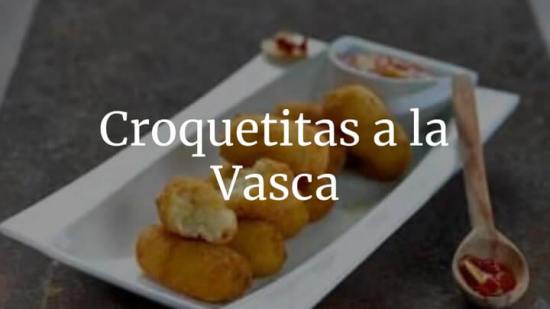Croquetitas A La Vasca