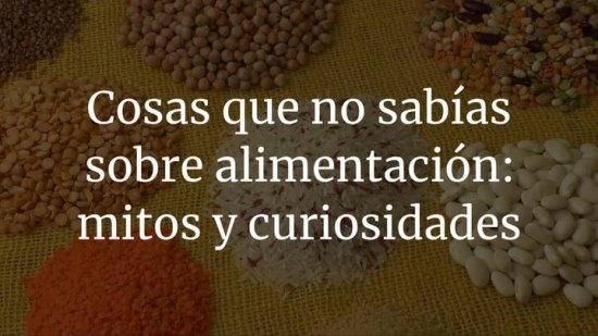 ¡Desmontando mitos alimenticios! No creas todo lo que oyes...