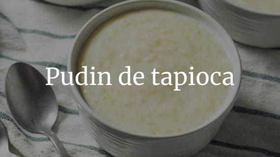 Pudin De Tapioca