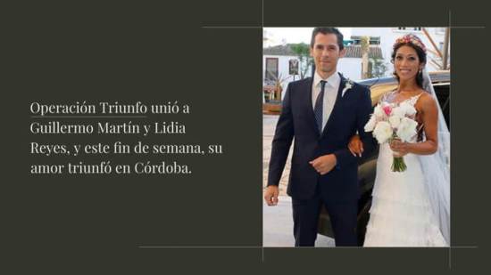 Guillermo Mart N Y Lidia Reyes Se Casan