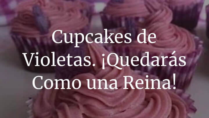 Cupcakes De Violetas