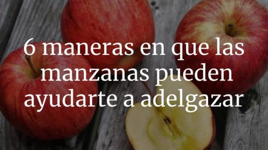 6 maneras en que las manzanas pueden ayudarte a adelgazar