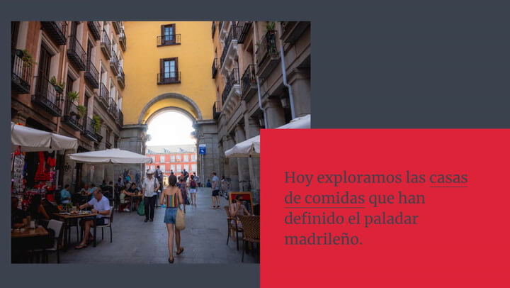 Las mejores casas de comidas de Madrid