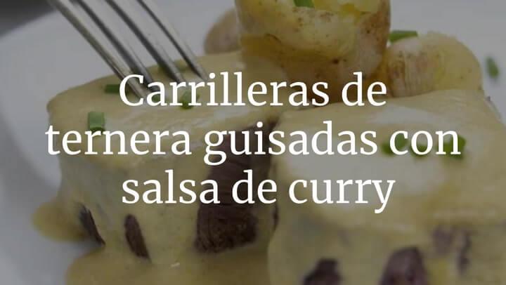 Carrilleras De Ternera Al Curry