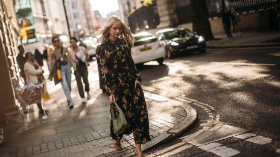 vestidos de flores de la temporada de primavera