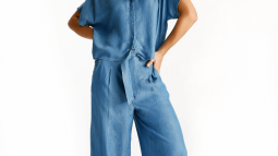 Conjunto de denim ligero