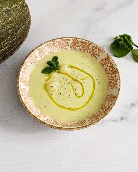 Sopa fría de melón