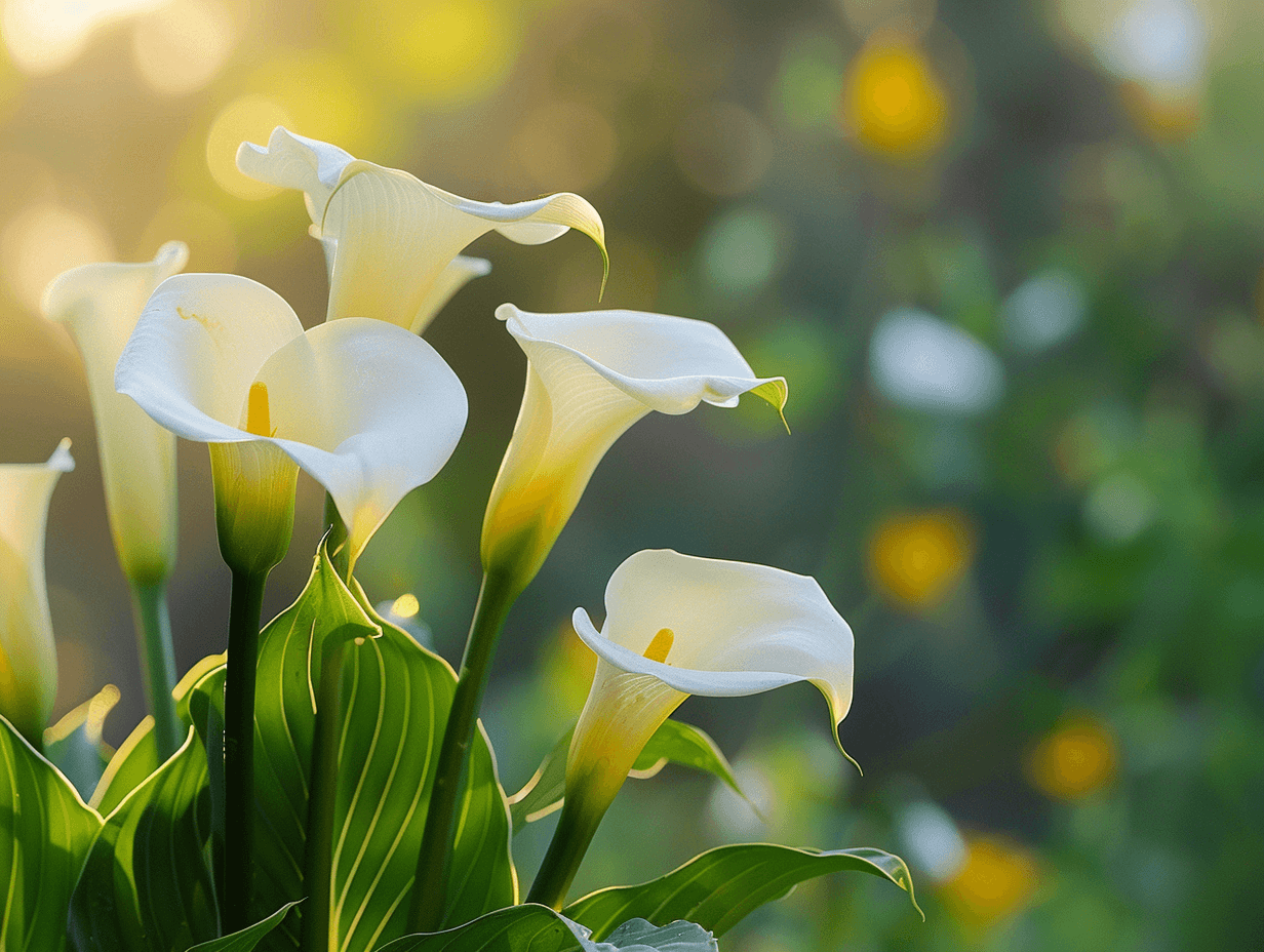 Lirios de agua en la naturaleza