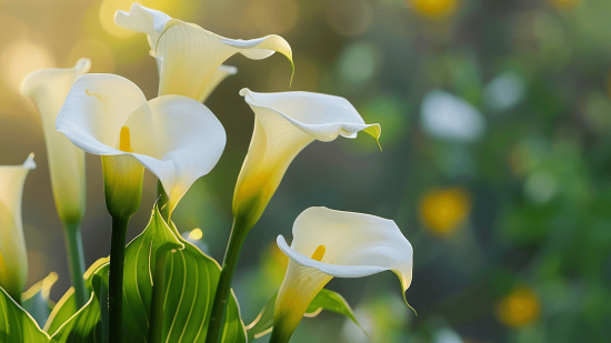 Lirios de agua en la naturaleza