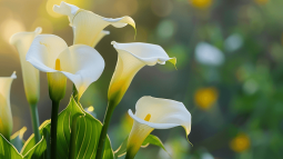 Lirios de agua en la naturaleza
