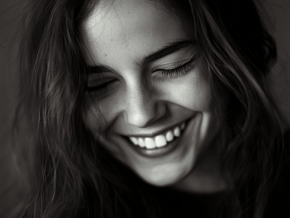 Retrato de una mujer sonriente