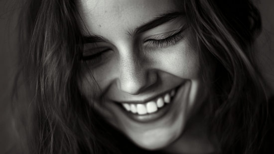 Retrato de una mujer sonriente