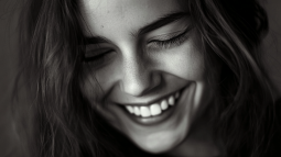 Retrato de una mujer sonriente