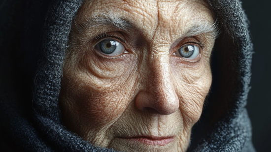 Retrato de una persona mayor