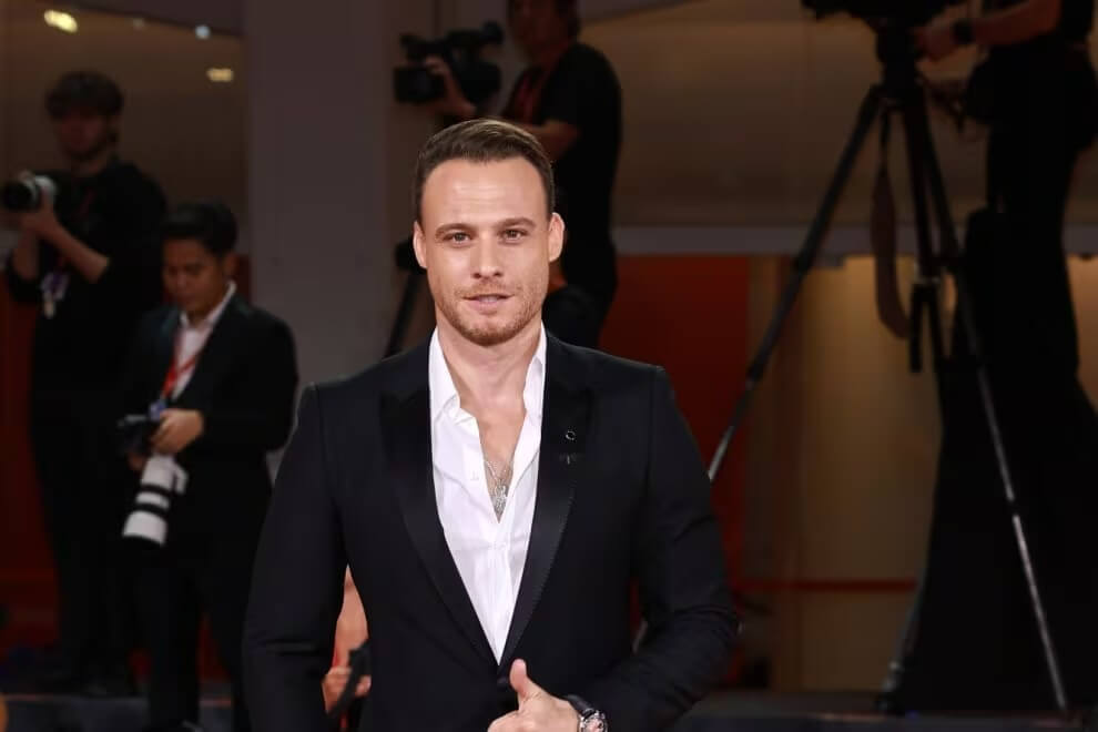 Kerem Bürsin attends the "Stranger Eyes" red carpet during the 81st Venice International Film Festival at Palazzo del Cinema on September 05, 2024 in Venice, Italy. Getty Images