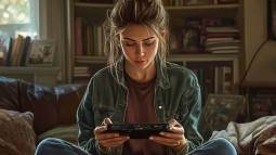 Mujer jugando Paula Manso