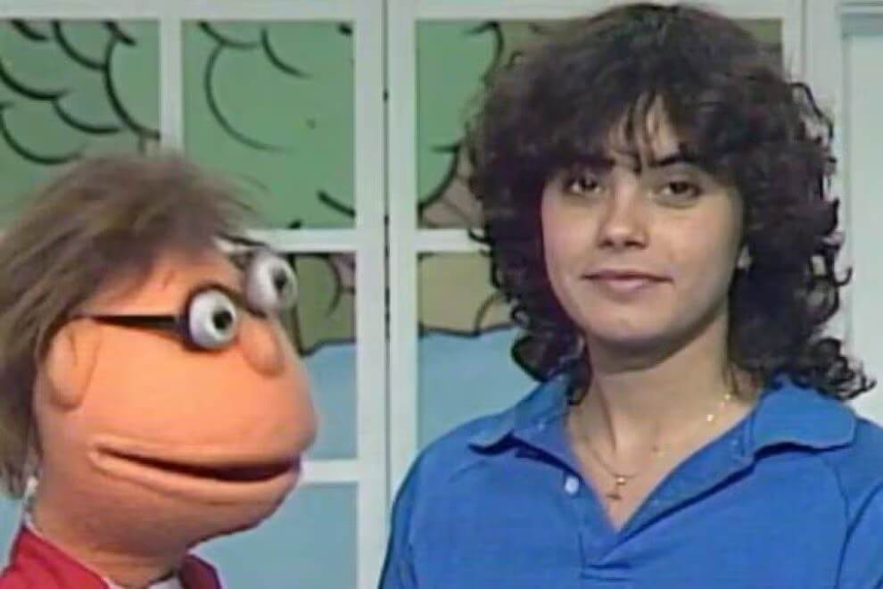 Imagen de Sonia Martínez en el programa infantil que presentaba. TVE