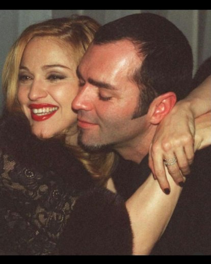 Madonna y su hermano Christopher Ciccone.