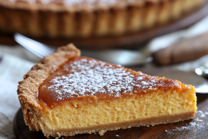 Tartaleta de melocotones