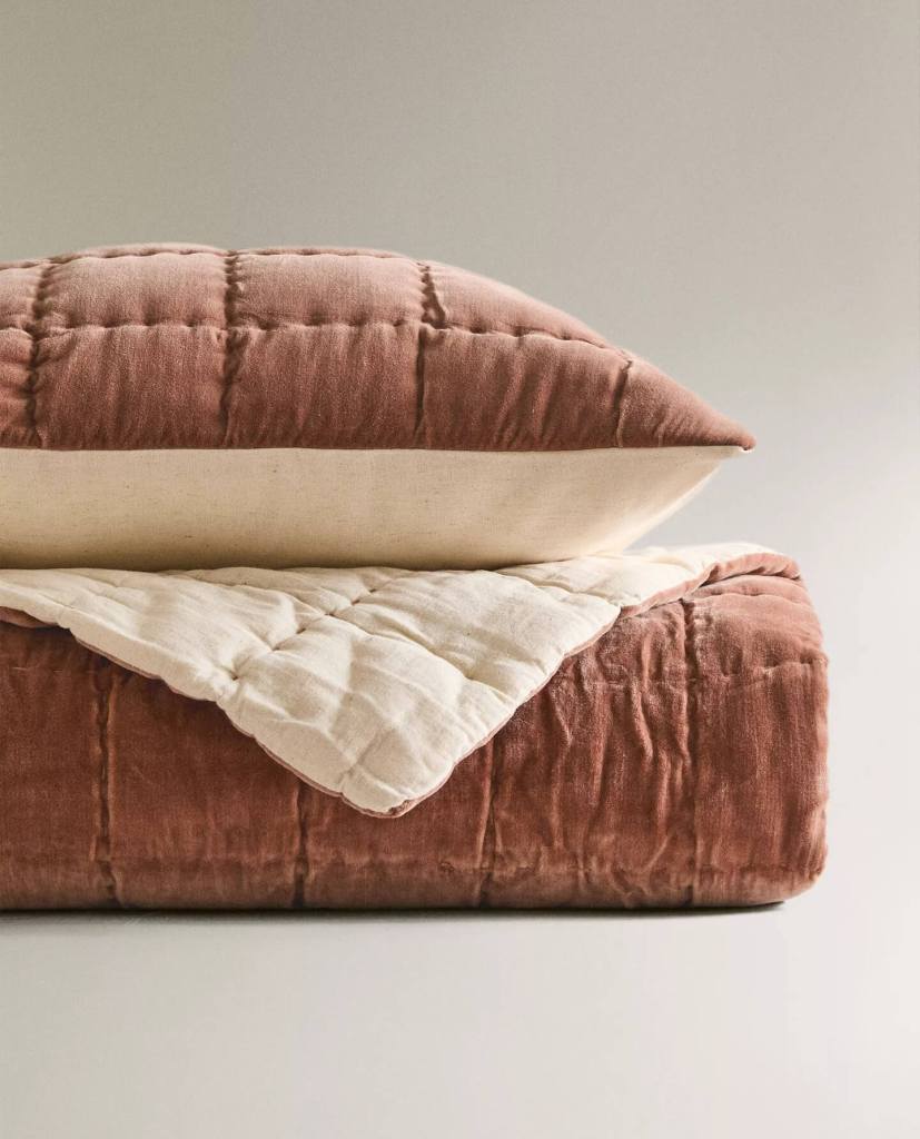 El edredón de Zara Home que es reversible y te hará despedirte del nórdico - Fuente: Zara Home