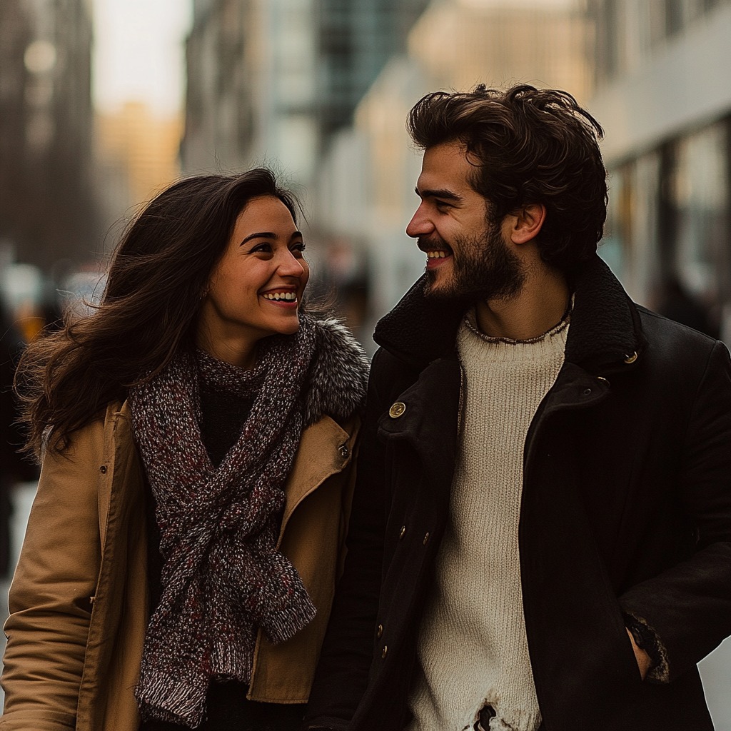 Pareja paseando feliz (Imagen: Blanca Campos)