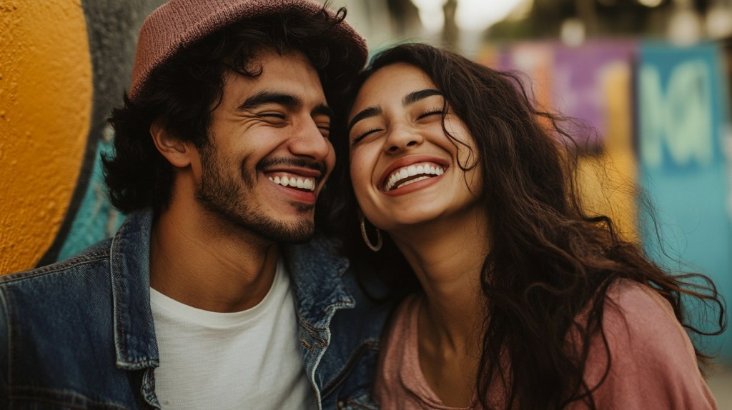 Pareja riendo (Imagen: Blanca Campos)