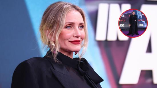 Los trajes negros de las rebajas de Zara, Mango o H&M que llevaría Cameron Diaz y otras mujeres +50 porque estilizan y son elegantes