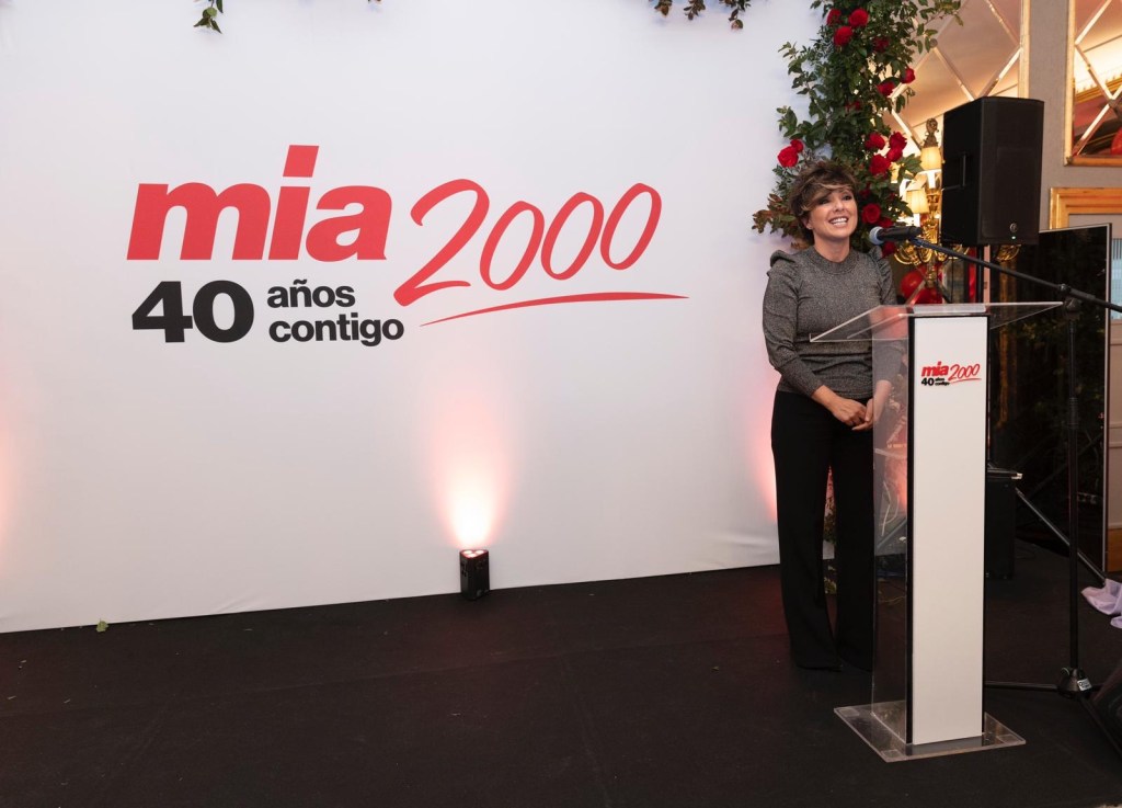 Sonsoles Ónega durante el 40 cumpleaños de la revista Mía