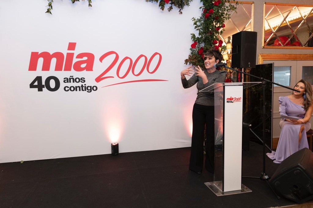 Sonsoles Ónega durante el 40 cumpleaños de la revista Mía