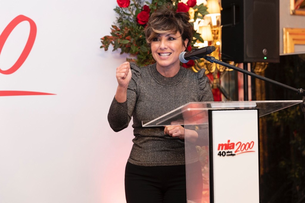 Sonsoles Ónega durante el 40 cumpleaños de la revista Mía
