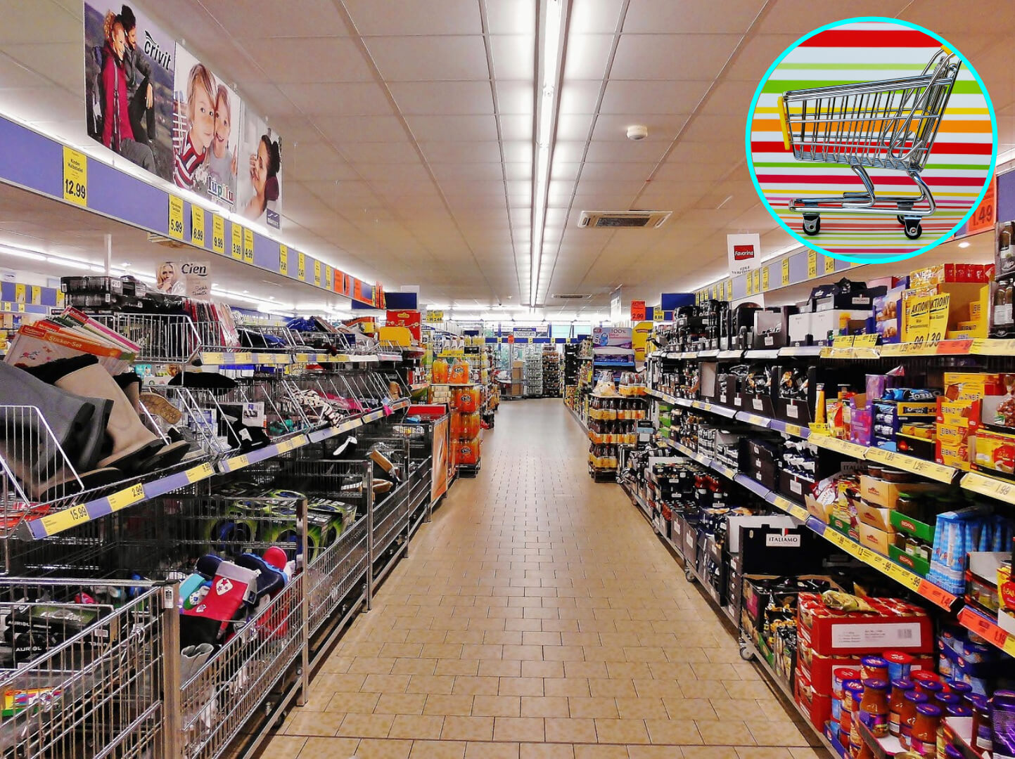 Un hombre hace la misma compra en varios supermercados para comprobar cuál es más barato y el resultado es sorprendente